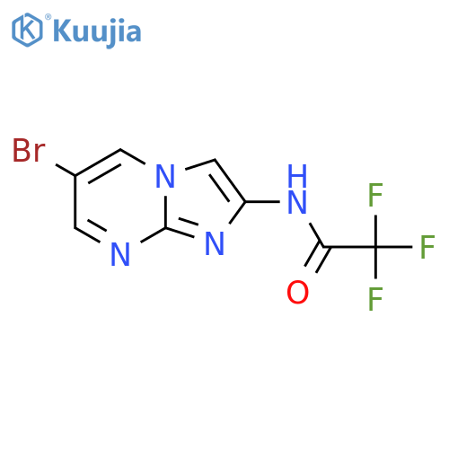 n-(6-Bromoimidazo1,2-apyrimidin-2-yl)-2,2,2-trifluoroacetamide structure