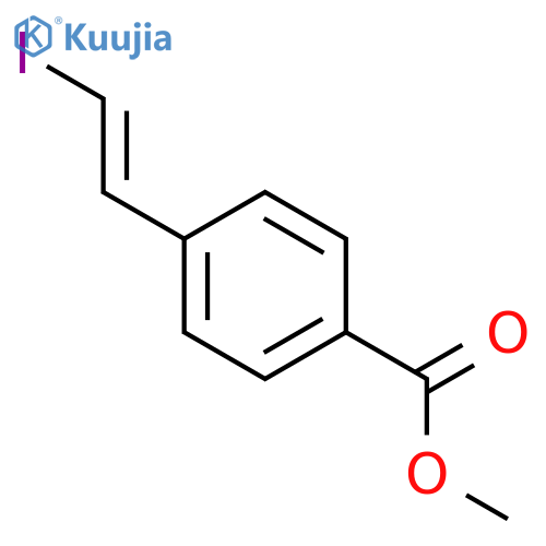 Benzoic acid, 4-[(1E)-2-iodoethenyl]-, methyl ester structure