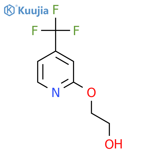 2-((4-(trifluoromethyl)pyridin-2-yl)oxy)ethan-1-ol structure