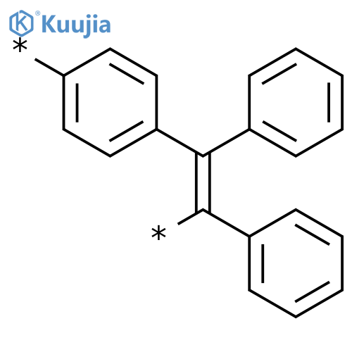 Poly[1,4-phenylene(1,2-diphenyl-1,2-ethenediyl)] structure