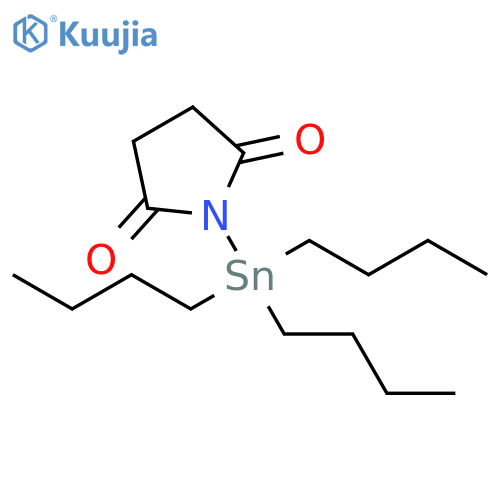 2,5-Pyrrolidinedione, 1-(tributylstannyl)- structure