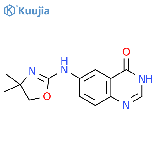 6-[(4,5-Dihydro-4,4-dimethyl-2-oxazolyl)amino]-4(3H)-quinazolinone structure
