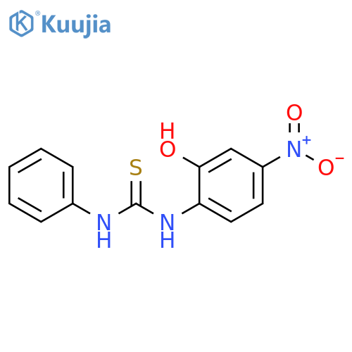 Thiourea, N-(2-hydroxy-4-nitrophenyl)-N'-phenyl- structure