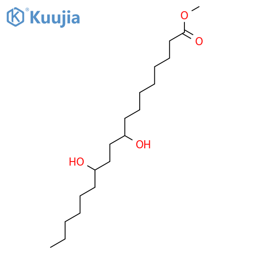 Methyl 9,12-dihydroxyoctadecanoate structure