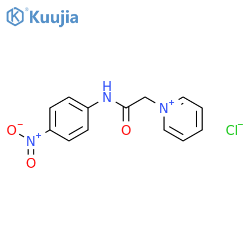 Pyridinium,1-[2-[(4-nitrophenyl)amino]-2-oxoethyl]-, chloride (1:1) structure