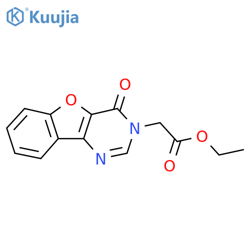 ethyl 2-{6-oxo-8-oxa-3,5-diazatricyclo7.4.0.0^{2,7}trideca-1(9),2(7),3,10,12-pentaen-5-yl}acetate structure