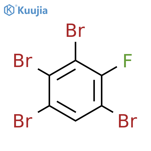 Benzene, 1,2,3,5-tetrabromo-4-fluoro- structure