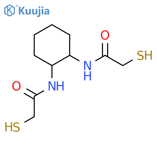 (+/-)-trans-1,2-Bis(2-mercaptoacetamido)cyclohexane structure
