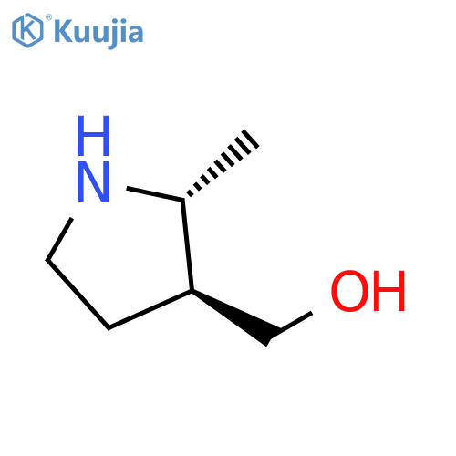trans-(2-Methyl-pyrrolidin-3-yl)-methanol structure