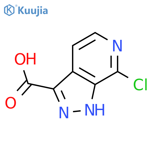 7-Chloro-1H-pyrazolo[3,4-c]pyridine-3-carboxylic acid structure