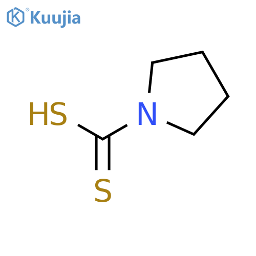 pyrrolidine-1-carbodithioic acid structure