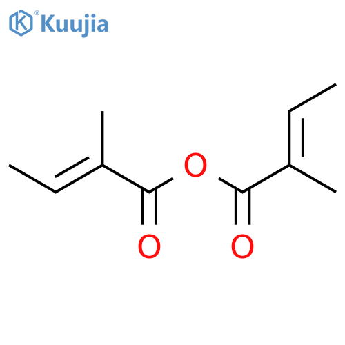 2-Butenoic acid, 2-methyl-, anhydride structure