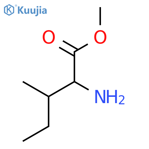 (2S,3S)-Methyl 2-amino-3-methylpentanoate structure