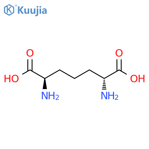 (2R,6R)-rel-2,6-Diaminoheptanedioic acid, structure