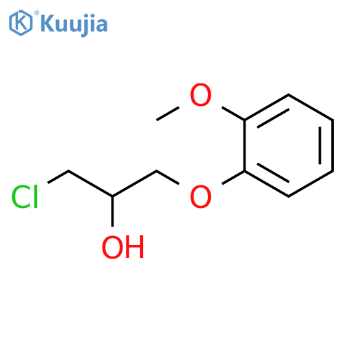 1-(2-Methoxyphenoxy)-3-chloro-2-propanol structure