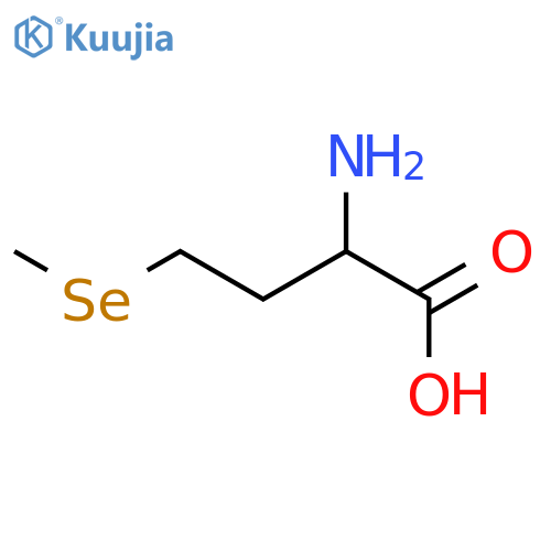 2-Amino-4-(methylselanyl)butanoic acid structure