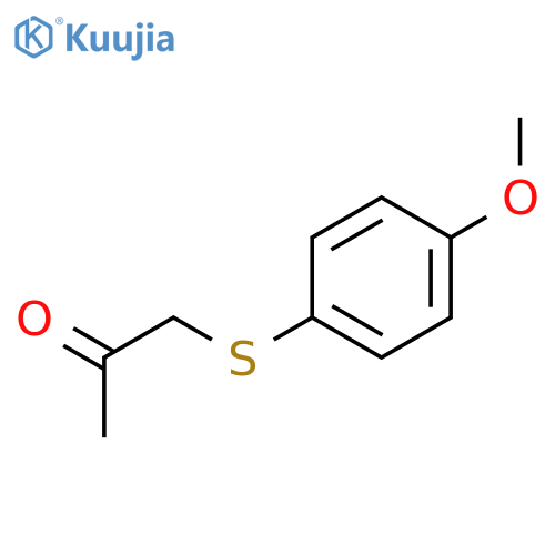 1-(4-methoxyphenyl)sulfanylpropan-2-one structure