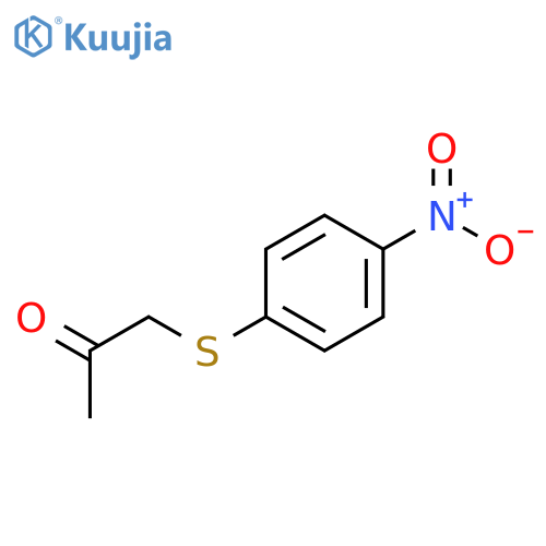 1-(4-nitrophenyl)sulfanylpropan-2-one structure