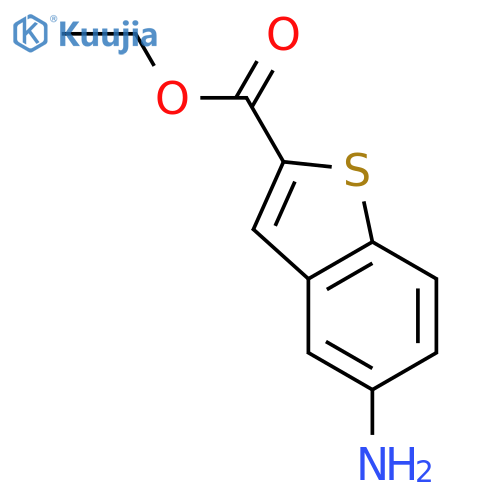 ethyl 5-amino-1-benzothiophene-2-carboxylate structure