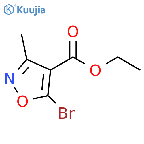Ethyl 5-Bromo-3-methyl-1,2-oxazole-4-carboxylate structure