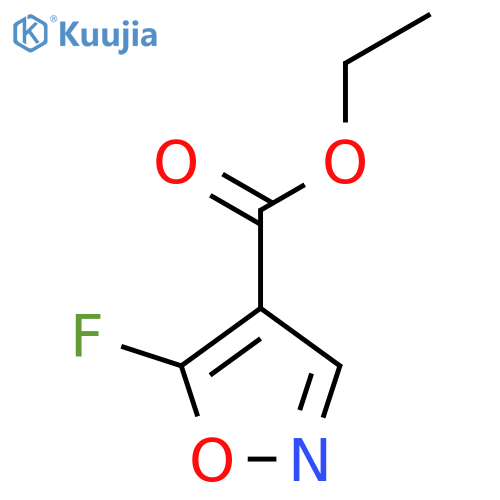 Ethyl 5-fluoroisoxazole-4-carboxylate structure