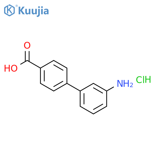 3'-Amino-[1,1'-biphenyl]-4-carboxylic acid hydrochloride structure