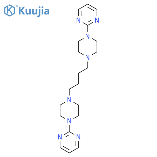 2,2'-Butane-1,4-diylbis(piperazine-1,4-diyl)dipyrimidine structure