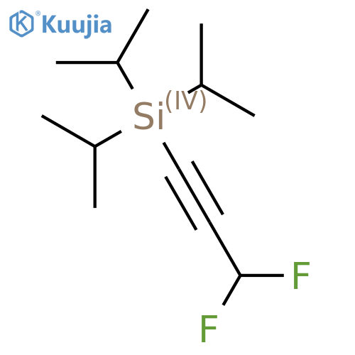 1-(Triisopropylsilyl)-3,3-difluoro-1-propyne structure