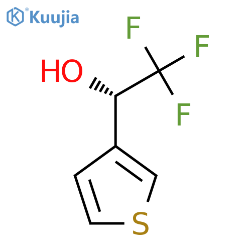 (1S)-2,2,2-trifluoro-1-(thiophen-3-yl)ethan-1-ol structure