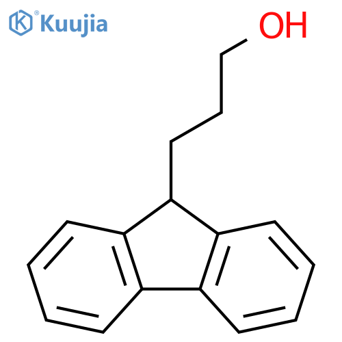3-(9H-fluoren-9-yl)propan-1-ol structure