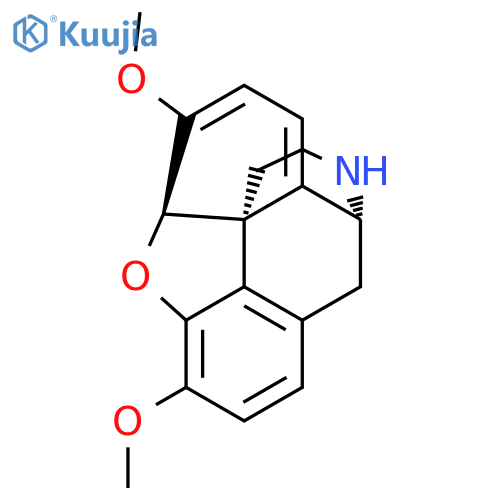 Morphinan,6,7,8,14-tetradehydro-4,5-epoxy-3,6-dimethoxy-, (5a)- structure