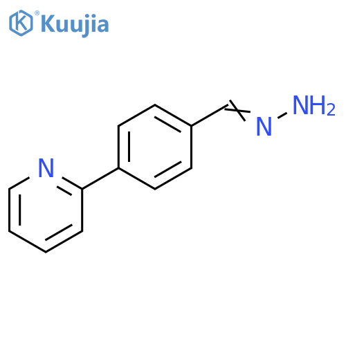 2-(4-(Hydrazonomethyl)phenyl)pyridine structure