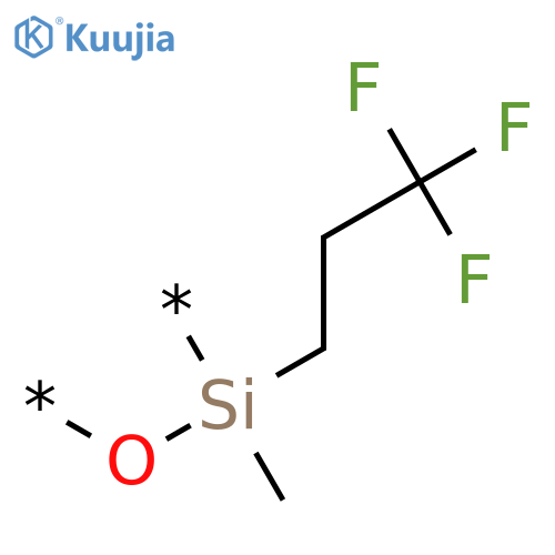 Poly[oxy[methyl(3,3,3-trifluoropropyl)silylene]] structure