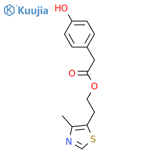 5-(2-Hydroxyethyl)-4-methylthiazole; 4-Hydroxyphenylacetyl structure