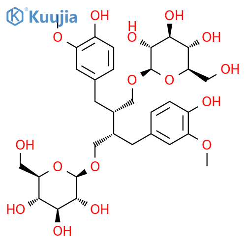 Secoisolariciresinol diglucoside structure