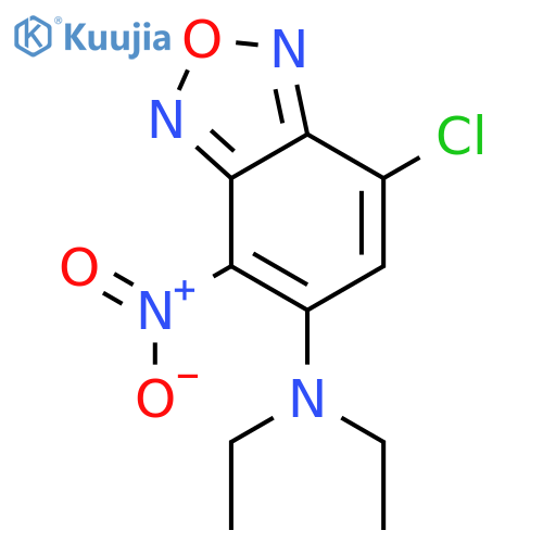 7-Chloro-N,N-diethyl-4-nitro-2,1,3-benzoxadiazol-5-amine structure