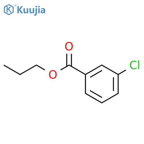 Benzoic acid,3-chloro-, propyl ester structure