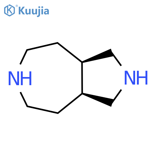 (3aR,8aS)-decahydropyrrolo3,4-dazepine structure
