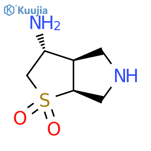 (3R,3aR,6aS)-3-amino-hexahydro-2H-1lambda6-thieno2,3-cpyrrole-1,1-dione structure