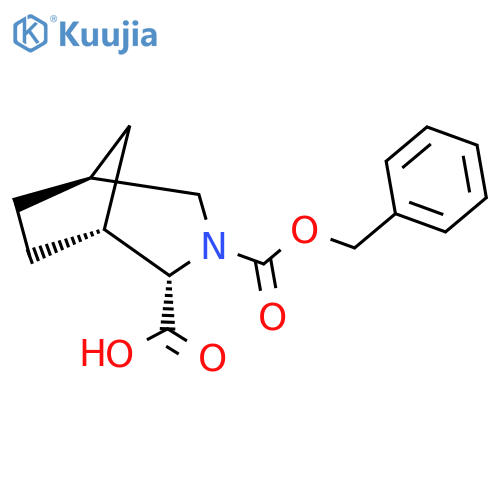 rac-(1R,2S,5S)-3-(benzyloxy)carbonyl-3-azabicyclo3.2.1octane-2-carboxylic acid structure