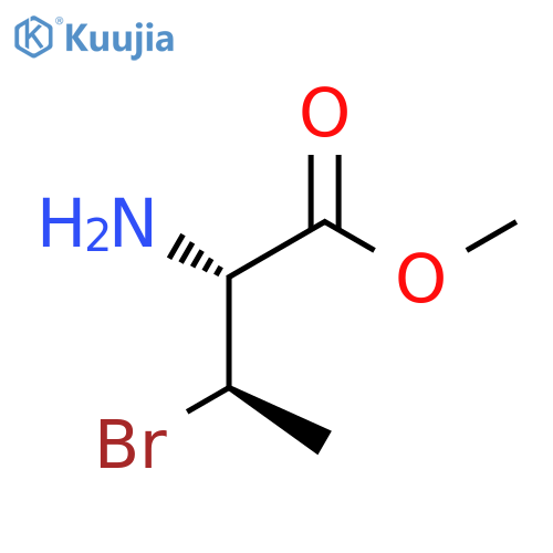 methyl (2R,3R)-2-amino-3-bromobutanoate structure