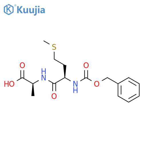 (2S)-2-(2R)-2-{(benzyloxy)carbonylamino}-4-(methylsulfanyl)butanamidopropanoic acid structure