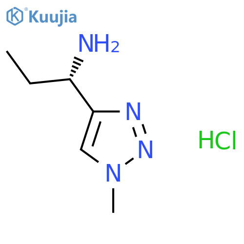 (1S)-1-(1-methyl-1H-1,2,3-triazol-4-yl)propan-1-amine hydrochloride structure