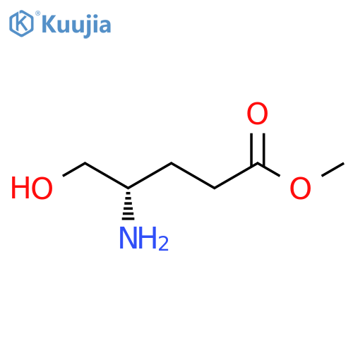 methyl (4S)-4-amino-5-hydroxypentanoate structure