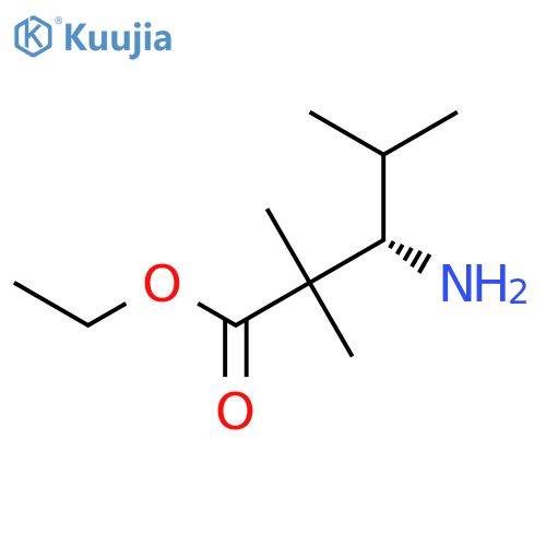 ethyl (3S)-3-amino-2,2,4-trimethylpentanoate structure