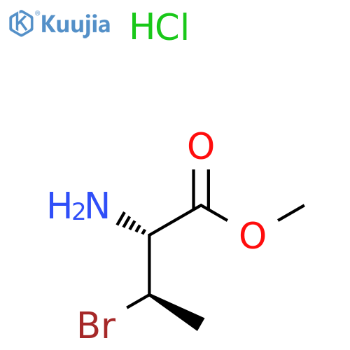 methyl (2R,3R)-2-amino-3-bromobutanoate hydrochloride structure