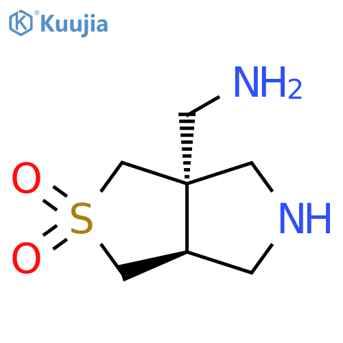 rac-(3aR,6aR)-3a-(aminomethyl)-hexahydro-1H-2lambda6-thieno3,4-cpyrrole-2,2-dione structure
