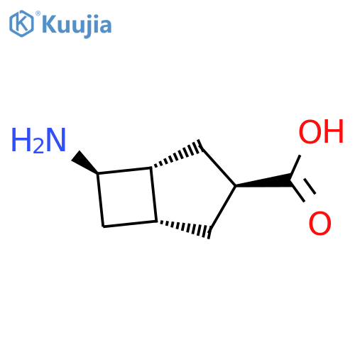 rac-(1R,3S,5R,6R)-6-aminobicyclo[3.2.0]heptane-3-carboxylic acid structure