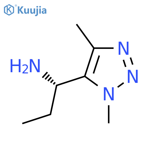(1S)-1-(dimethyl-1H-1,2,3-triazol-5-yl)propan-1-amine structure