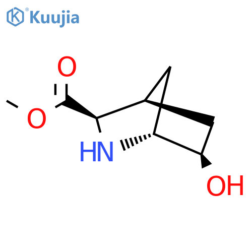 rac-methyl (1R,3R,4S,6R)-6-hydroxy-2-azabicyclo2.2.1heptane-3-carboxylate structure